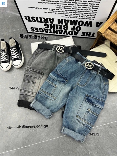 34479- Quần jeans baggy TH