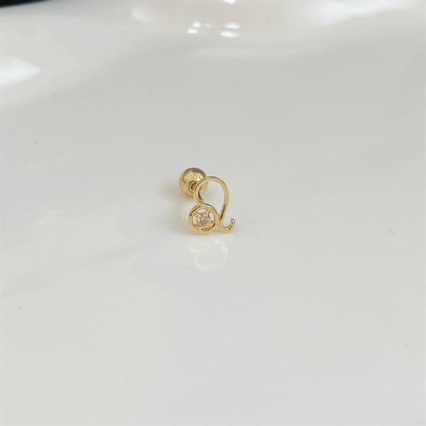 14K Leo piercing (Sư Tử 23/7 - 22/8)
