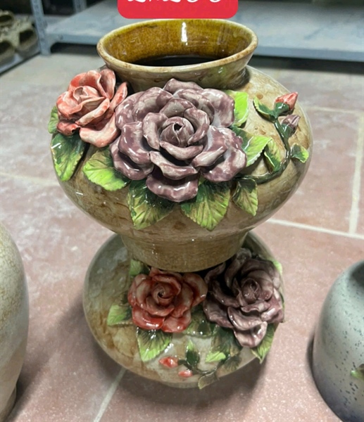 BÌNH GIỎ CUA PHỆ HOA