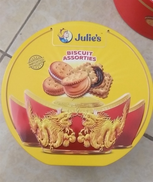 Bánh quy julies hộp tròn 126g
