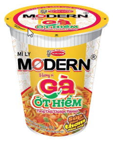 Mì ly Modern vị gà ớt hiểm