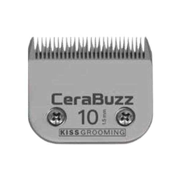 Lưỡi tông đơ A-series, bằng thép carbon, cữ 1.5mm, Hiệu Kiss Grooming, Model KBC-10#-KISS-1.5mm