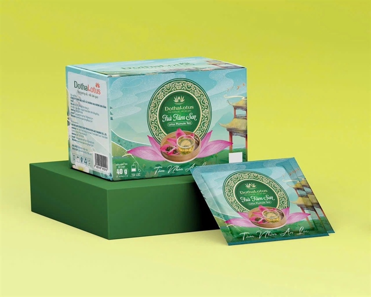 TRÀ TÂM SEN DOTHA LOTUS (20 túi x 2gr)