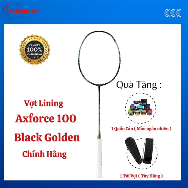 Vợt Cầu Lông Lining Axforce 100 Black Golden Chính Hãng
