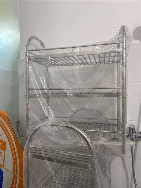 Dàn inox 3 tầng k có ống đũa