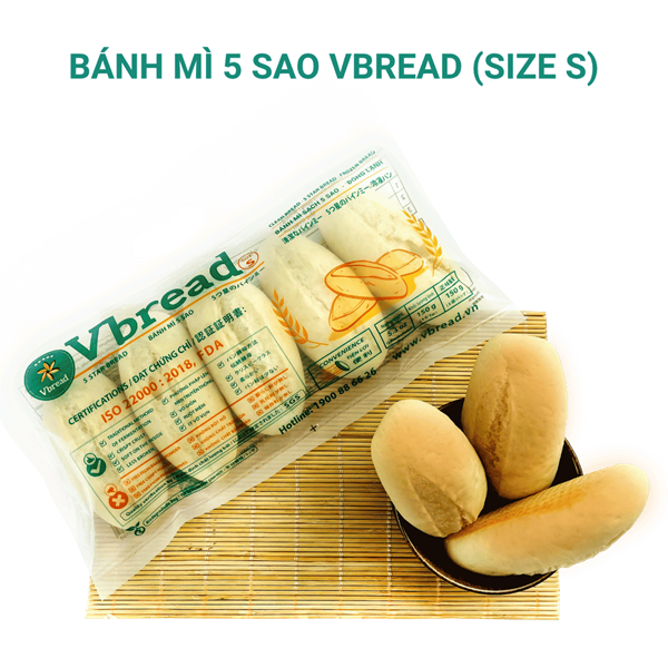 Bánh mì 5 sao Vbread- Size S