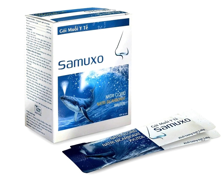 Gói muối y tế Samuxo BMP Pharma (Hộp 20 gói)