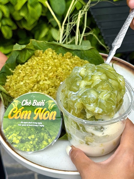 Chè bưởi cốm non