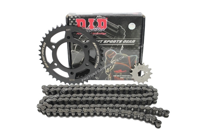 Nhông xích Wave / Dream - HDN ( 10 ly )( Đen cao cấp ) 14x36-102L -DID