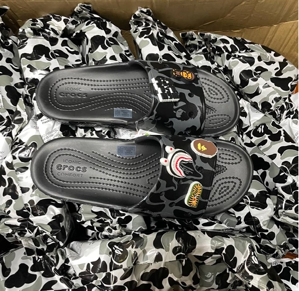 Dép Crocs Unisex Slide BAPE