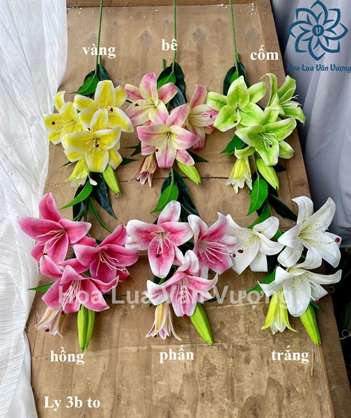 Ly 3b to - Hoa cành dài - Hoa Lụa Vân Vượng