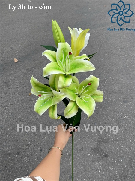 Ly 3b to - cốm - Hoa cành dài - Hoa Lụa Vân Vượng