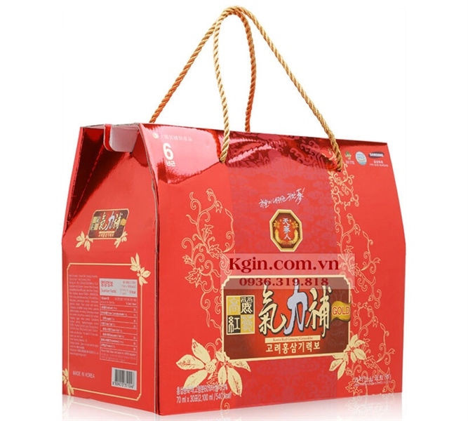 Nước Hồng Sâm 30 gói quai xách Bio