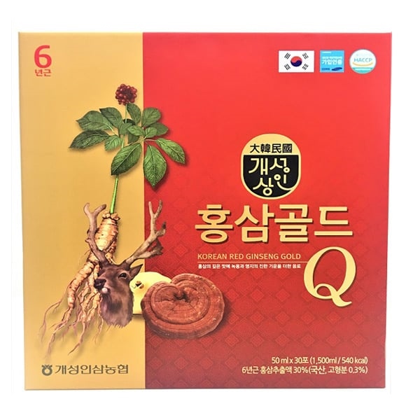 Nước Hồng Sâm nhung hươu Linh Chi Gold Q