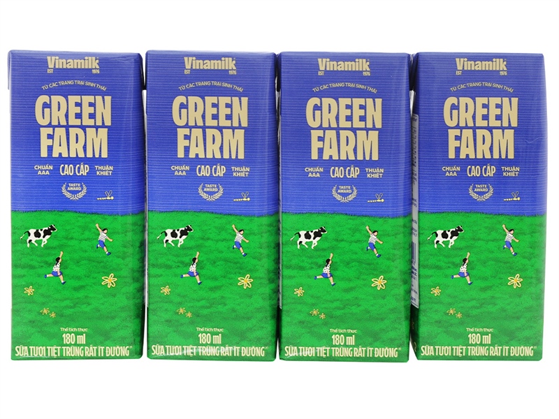 STTT rất ít đường VNM Green Farm 180ml