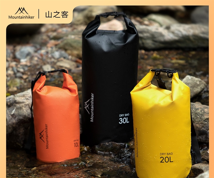 Túi khô/Túi chống nước vải PVC size 10L hãng Mountainhiker