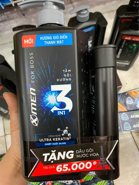 Sữa tắm Xmen for Boss Hương Gió biển Thanh mát 650g