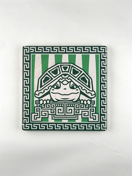 Ceramic Coaster Four Sacred Guardians Collection: Turtle (Quy)