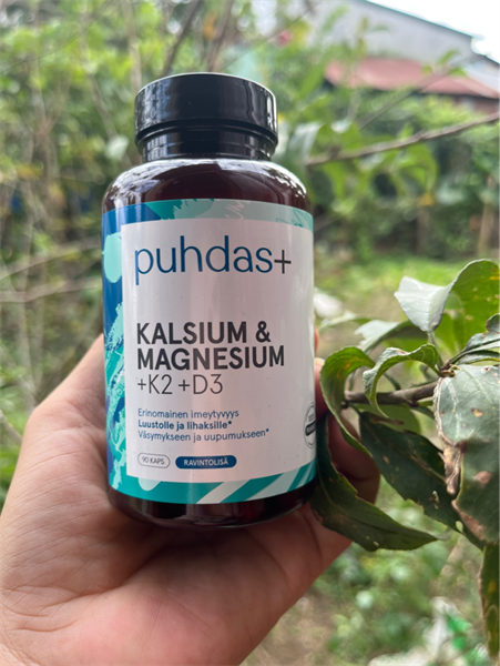 Canxi hữu cơ K2 + MAGIE+D3 PUHDAS 90 VIÊN