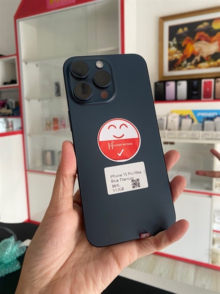 Iphone 15PROMAX 512GB Blue Titanium