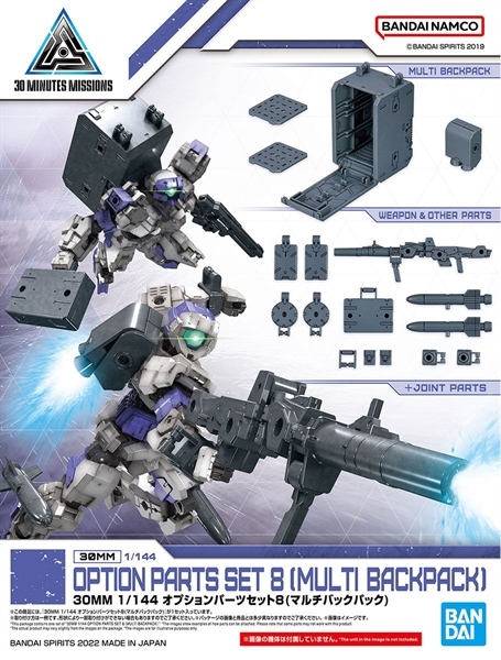 [SGTVN] BANDAI NAMCO 30MM 1/144 OPTION PARTS SET 8 (MULTI BACKPACK)