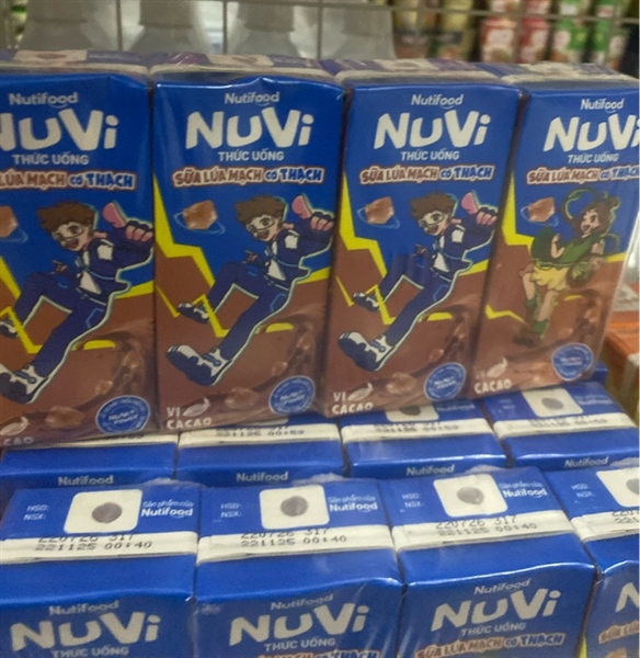 Sữa Nuvi thạch socola 170ml