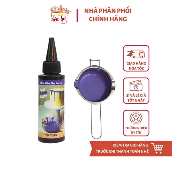 Màu Dầu thực phẩm - Tím Than 50ml