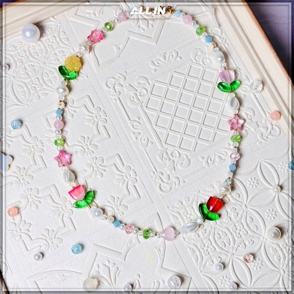 Dây chuyền ALLIN Ruby Nàng Thơ Mùa Xuân