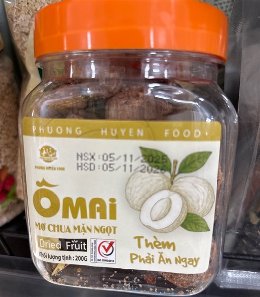 Ô mai mận dẻo chua ngọt 200g