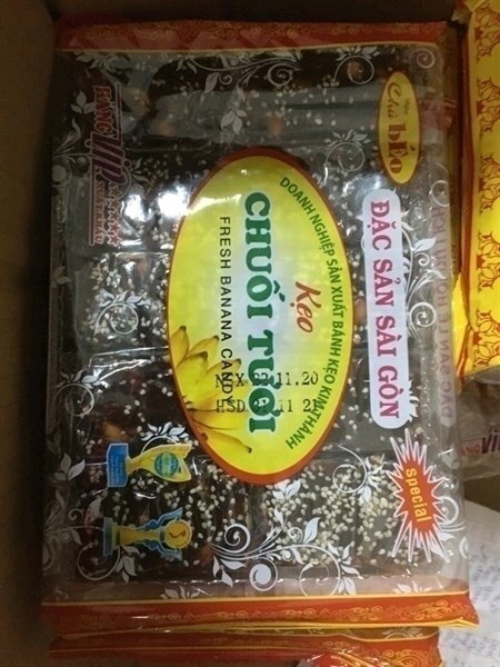 Kẹo chuối Kim Thành (khay 260gr)