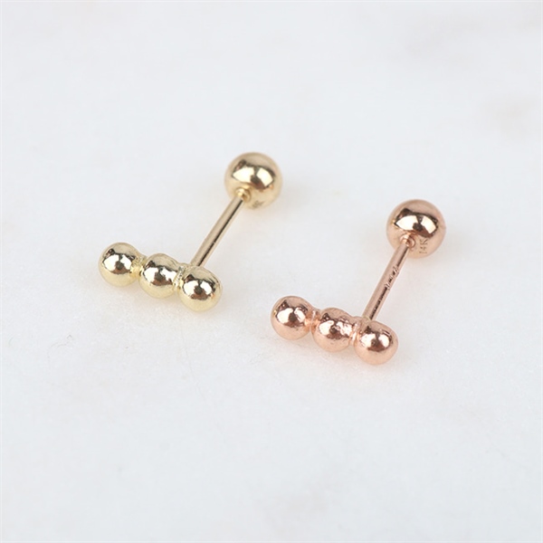 14k Moon Cluster piercing