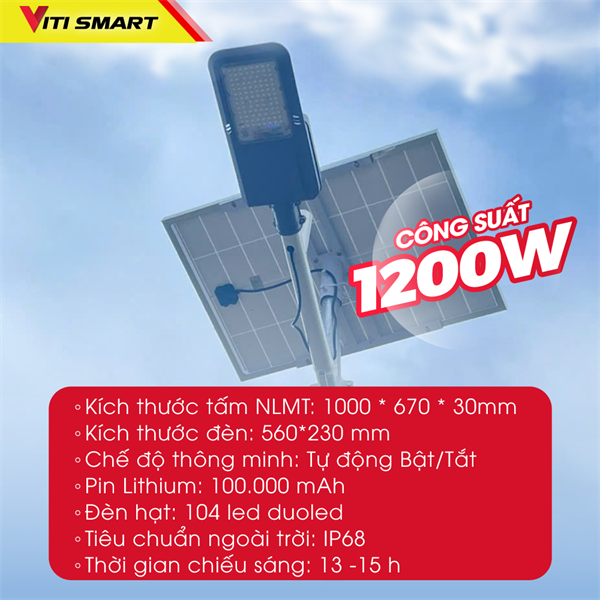 Đèn công trình NLMT 1200 W