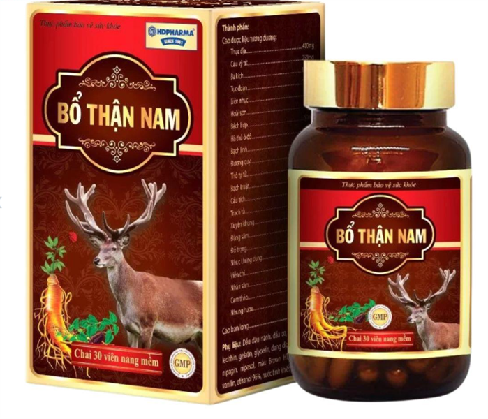 Bổ Thận Nam (mẫu lọ) HD pharma (H/30V) ( Q30200122 )