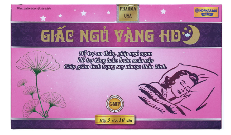 Giấc ngủ vàng HD HỒNG HD Pharma (H/30V) ( Q3020000642 )