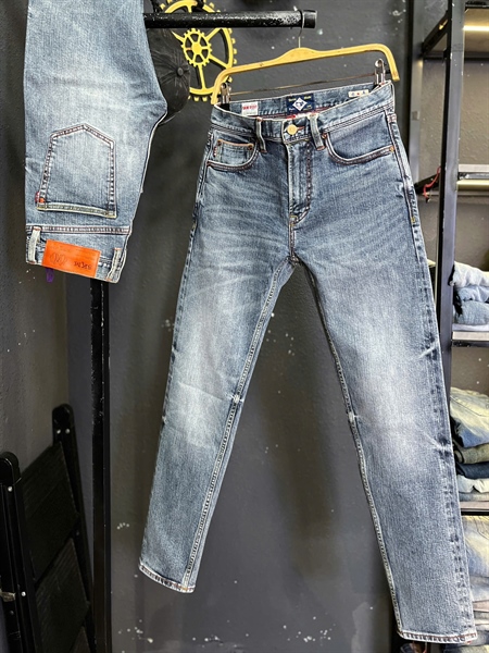 Jean Dài-QC VIP 5KM Selvedge- 6560 Xanh bạc