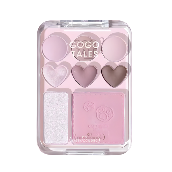 GOGO TALES Stick Sweet Heart Prowder Blusher Eyeshadow Palette Bảng Mắt 8 ô