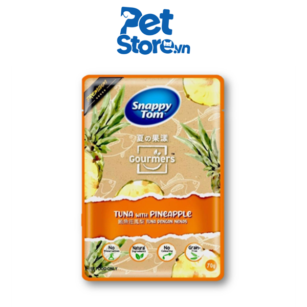 Pate Mèo Snappy Tom Trái Cây - Vị Dứa 70g