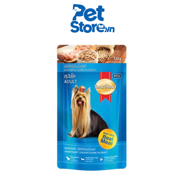 Pate Cho Chó Smartheart - Vị Gà Viên 130g