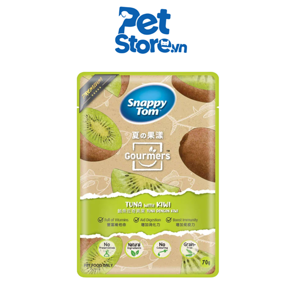 Pate Mèo Snappy Tom Trái Cây - Vị Kiwi 70g