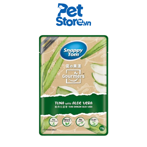 Pate Mèo Snappy Tom Trái Cây - Vị Nha Đam 70g