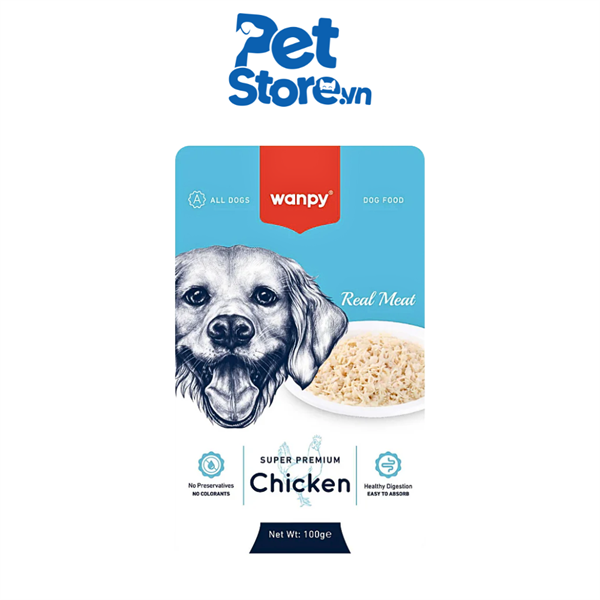 Pate Cho Chó Wanpy - Vị Gà 100g
