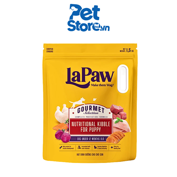 Hạt Cho Chó LaPaw Puppy - Dành Cho Chó Con 400g