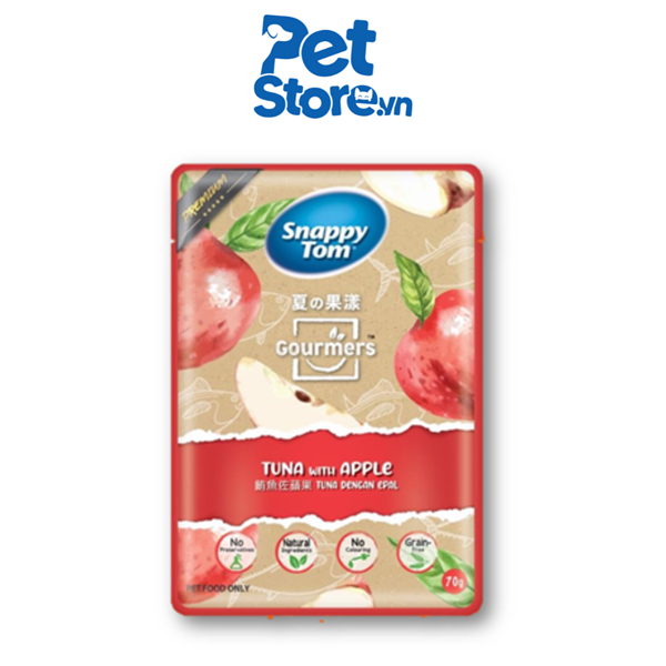 Pate Mèo Snappy Tom Trái Cây - Vị Táo 70g