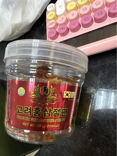 Hồng Sâm Lát Ngâm Mật Ong