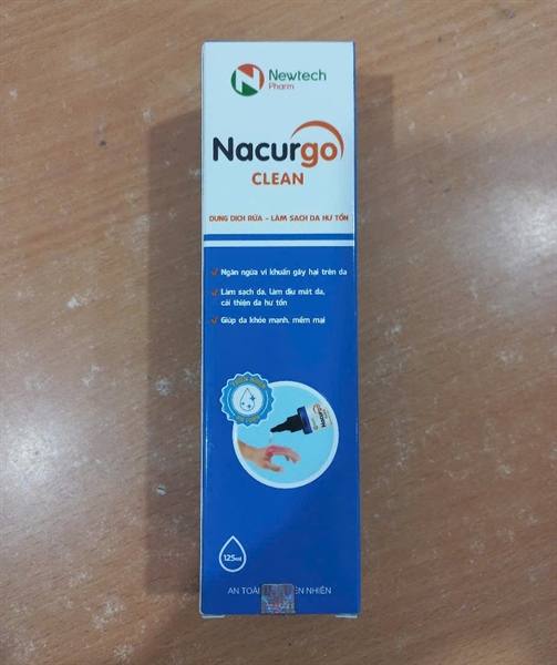 Nacurgo Clean 125ml (Nước rửa vết thương) - CVI