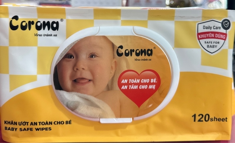 Khăn ướt Corona 120 tờ _th10-220_230