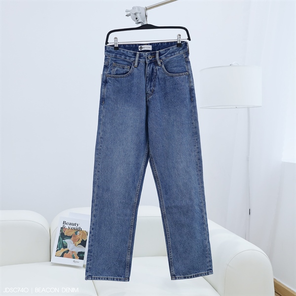 Quần Jean Dài Suông (Baggy) Xanh Đậm JDSC740