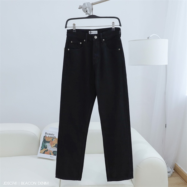 Quần Jean Dài Đen Rộng JDSC741