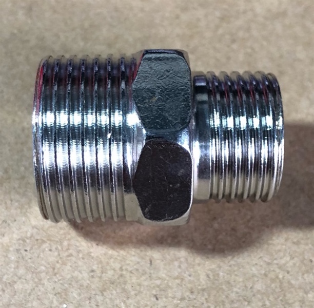 Khớp nối inox 2 đầu ren