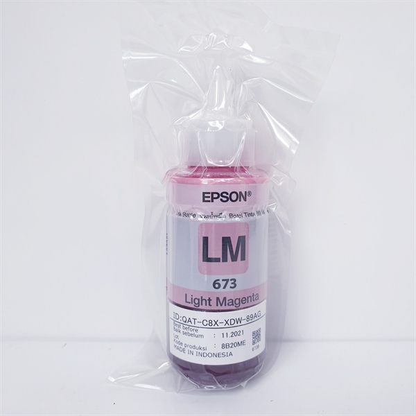 Mực màu Epson 673 Light Magenta (70ml, Dùng cho Epson L800/L1800/L805/L850)